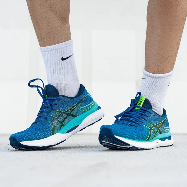 کفش مردانه اسیکس مدل Asics Gel-Nimbus 24 1011B359-400