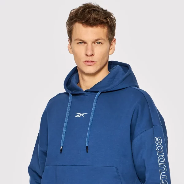 هودی اسپرت مردانه ریباک اصل مدل Reebok LM Dreamblend Cot. Hoodie HD4145