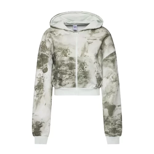 سویشرت زنانه ریباک مدل Reebok CL CLOUD SPLATTER FULLZIP H58674