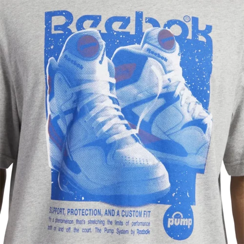 تیشرت مردانه ریباک اورجینال مدل Reebok GS REEBOK RETRO PUMP T HS4849