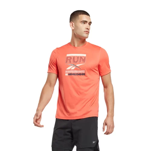 تیشرت ورزشی ریباک مدل Reebok RUNNING SS GRAPHIC TEE HP1822