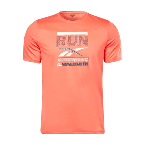 خرید تیشرت اسپرت مردانه ریباک مدل Reebok RUNNING SS GRAPHIC TEE HP1822