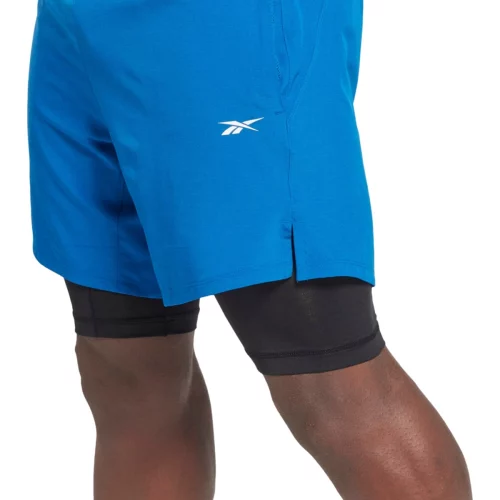 شلوارک ورزشی مردانه ریباک مدل Reebok TS 2-in-1 Strength Short HI0553