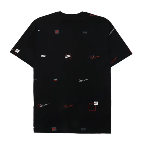 تیشرت اسپرت مردانه نایکی مدل NIKE NSW 12 MO LOGO AOP TEE DN5246-010