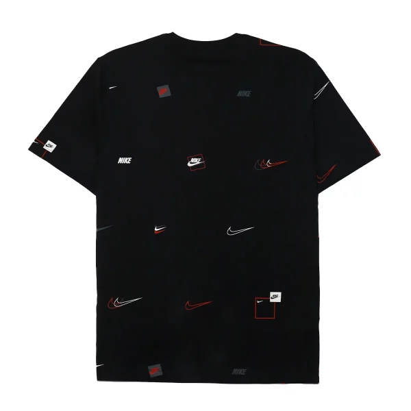 تیشرت اسپرت مردانه نایکی مدل NIKE NSW 12 MO LOGO AOP TEE DN5246-010