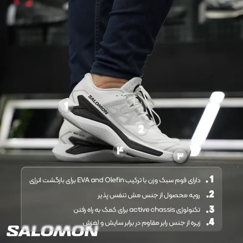 مشخصات کتانی رانینگ مردانه سالومون مدل Salomon DRX BLISS L47200500