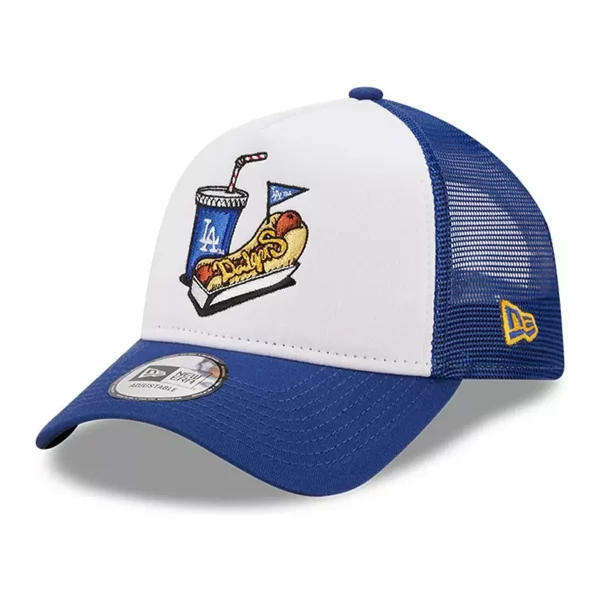 کلاه اسپرت مردانه نیو ارا مدل New Era Los Angeles Dodgers Food Patch A-Frame Trucker NW60240341