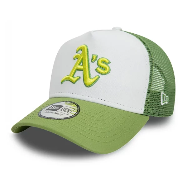 کلاه اسپرت مردانه نیو ارا مدل New Era Oakland Athletics style activist 9FORTY E-Frame Trucker cap NW60435091-310