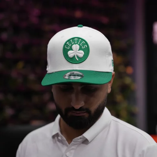 قیمت کلاه اسپرت مردانه نیو ارا مدل New Era Brooklyn Celtics Crown Patches 9FIFTY Cap NW60298827-100