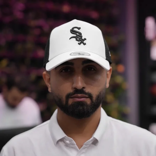 خرید اینترنتی کلاه اسپرت مردانه نیو ارا مدل New Era Chicago White Sox Essential Trucker cap NW60435244-100 در بولگانو